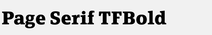 Page Serif TF-Bold